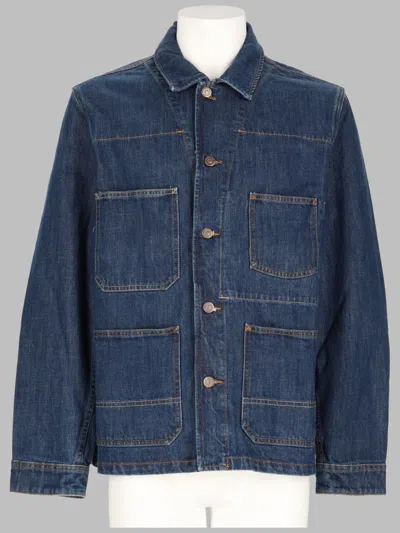 Ps By Paul Smith Ps Paul Smith Organic Cotton Denim Chore Jacket In Blue
