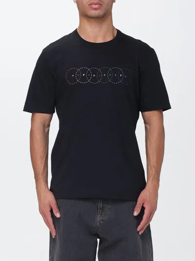 Ps By Paul Smith Logo Print T-shirt In Black