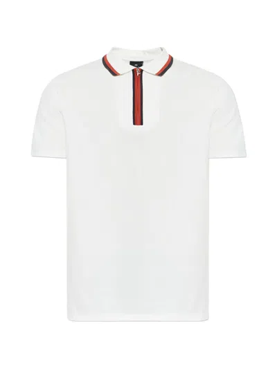 Ps By Paul Smith Ps Paul Smith Polo Shirt With Contrasting Details In White