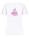 Ps By Paul Smith Ps Paul Smith Poodle Print Cotton T-shirt In White