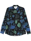 Ps By Paul Smith Ps Paul Smith Printed Cotton Shirt In Multi