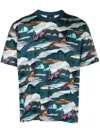 PS BY PAUL SMITH PS PAUL SMITH PRINTED COTTON T-SHIRT