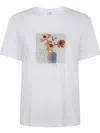 Ps By Paul Smith Ps Paul Smith Floral Printed Crewneck T In White