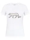 Ps By Paul Smith Tiger-print Cotton T-shirt In White