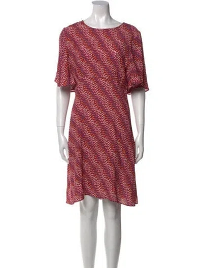 Pre-owned Ps By Paul Smith Ps Paul Smith Printed Knee-length Dress In Multi
