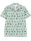 Ps By Paul Smith Ps Paul Smith Printed Shirt In Green