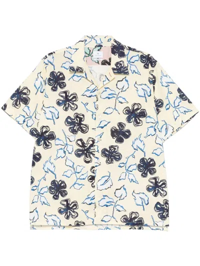 Ps By Paul Smith Ps Paul Smith Printed Shirt In Neutral