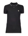 Ps By Paul Smith Ps Paul Smith Ps Paul Smith Polo Shirt Man Polo Shirt Black Size L Cotton