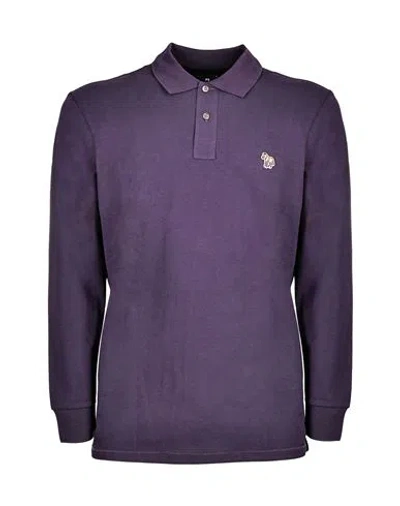 Ps By Paul Smith Ps Paul Smith Ps Paul Smith Polo Shirt Man Polo Shirt Burgundy Size S Cotton In Purple