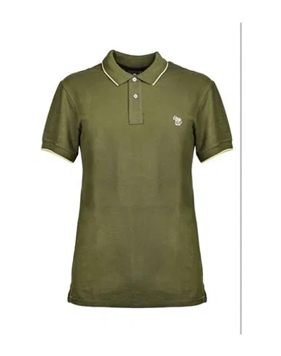 Ps By Paul Smith Ps Paul Smith Ps Paul Smith Polo Shirt Man Polo Shirt Green Size M Cotton
