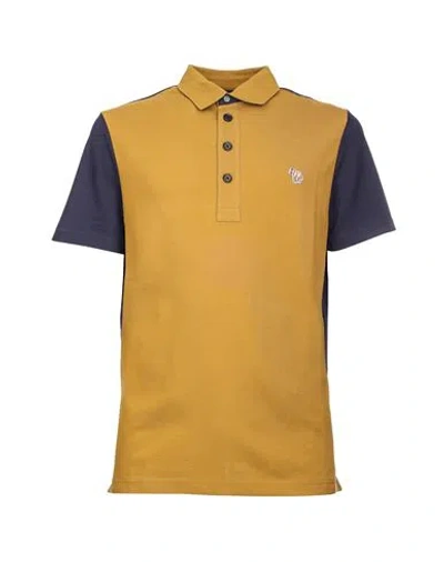 Ps By Paul Smith Ps Paul Smith Ps Paul Smith Polo Shirt Man Polo Shirt Green Size M Cotton In Gold