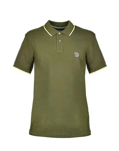 Ps By Paul Smith Ps Paul Smith Ps Paul Smith Polo Shirt Man Polo Shirt Green Size Xs Cotton