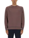 Ps By Paul Smith Ps Paul Smith Sweatshirt With Embroidery Ps Happy In Brown