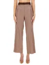 Ps By Paul Smith Ps Paul Smith Pleat Detailed Check Patterned Trousers In Brown