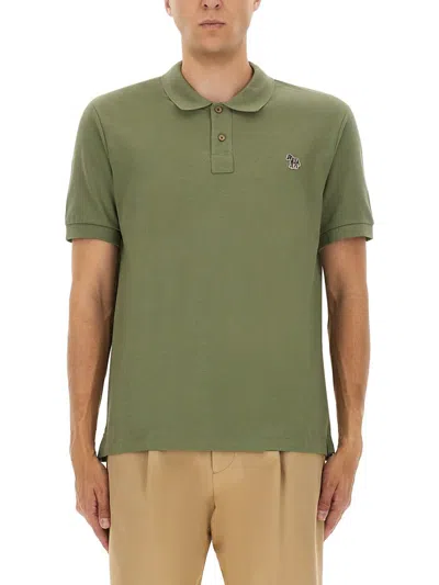 Ps By Paul Smith Ps Paul Smith Regular Fit Polo Shirt In Green