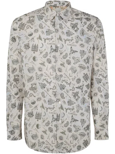 Ps By Paul Smith Ps Paul Smith Regular Fit Shirt In Gray