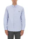 Ps By Paul Smith Ps Paul Smith "zebra" Shirt In Blue