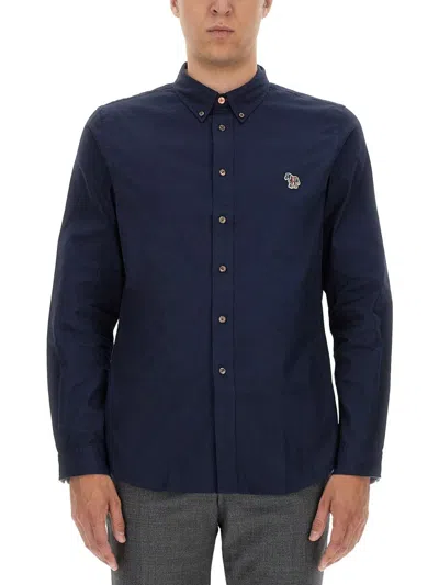 Ps By Paul Smith Ps Paul Smith Regular Fit Shirt In Blue