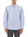 Ps By Paul Smith Ps Paul Smith "zebra" Shirt In Blue