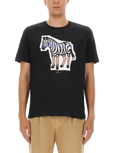 Ps By Paul Smith Ps Paul Smith Regular Fit T-shirt In Black