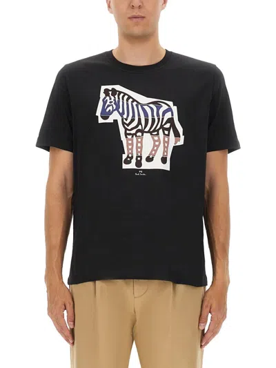 Ps By Paul Smith Ps Paul Smith Regular Fit T-shirt In Black