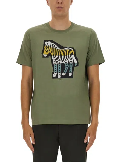 Ps By Paul Smith Ps Paul Smith Regular Fit T-shirt In Green