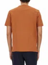 Ps By Paul Smith Zebra Motif T-shirt In Orange
