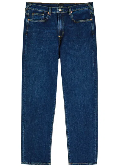 Ps By Paul Smith Ps Paul Smith Relaxed Tapered-leg Denim Jeans In Blue