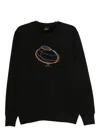 Ps By Paul Smith Ps Paul Smith Rings Cotton Sweatshirt In Black