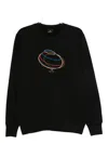 Ps By Paul Smith Ps Paul Smith Rings Cotton Sweatshirt In Black