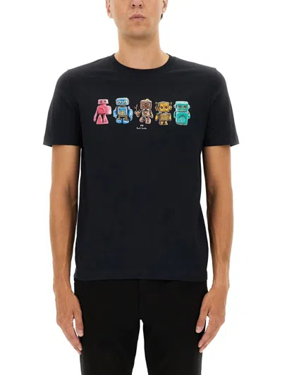 PS BY PAUL SMITH PS PAUL SMITH ROBOT PRINT T-SHIRT