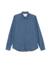 Ps By Paul Smith Ps Paul Smith Denim Cotton Shirt In Blue