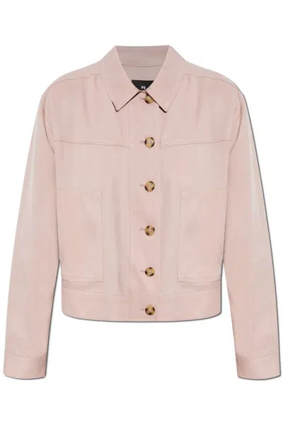 Ps By Paul Smith Ps Paul Smith Shirt Jacket In Pink