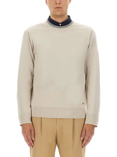Ps By Paul Smith Ps Paul Smith Shirt With Embroidered Logo In White