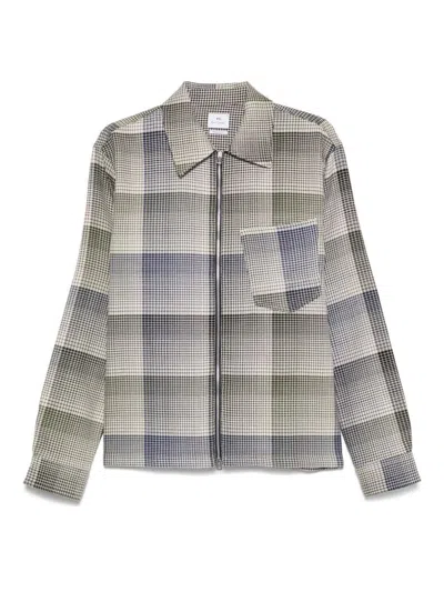 PS BY PAUL SMITH PS PAUL SMITH CHECKED COTTON SHIRT JACKET