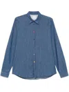 Ps By Paul Smith Ps Paul Smith Denim Cotton Shirt In Blue