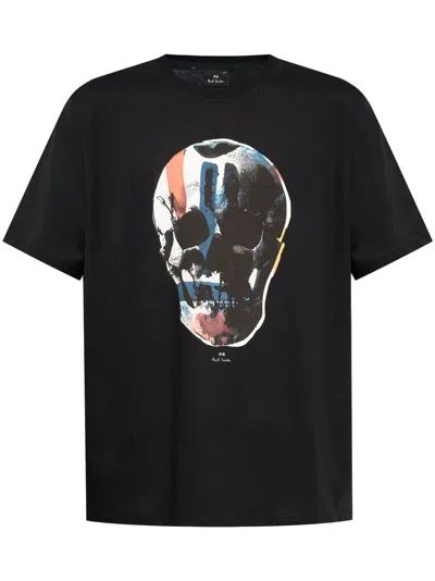 Ps By Paul Smith Ps Paul Smith Skull Cotton T-shirt