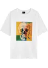 Ps By Paul Smith Ps Paul Smith Skull Square Cotton T-shirt In White
