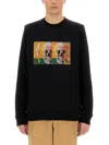 Ps By Paul Smith Long-sleeved Sweater In Black