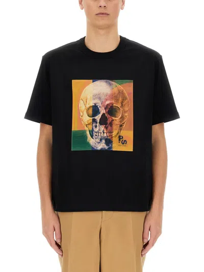 Ps By Paul Smith Ps Paul Smith "skull Square" T-shirt