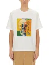 Ps By Paul Smith Ps Paul Smith Skull Square Cotton T-shirt