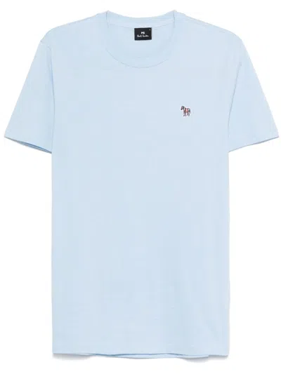 Ps By Paul Smith Ps Paul Smith Slim Fit Zebra T-shirt In Blue