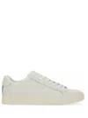 Ps By Paul Smith Ps Paul Smith Cow Leather Sneakers With Striped Detail In White