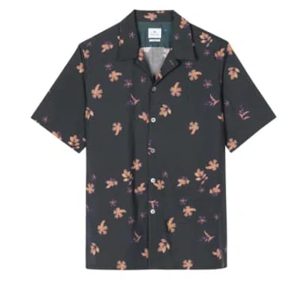 Ps By Paul Smith Ps Paul Smith Ss Casual Fit Shirt In Black