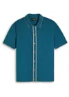Ps By Paul Smith Ps Paul Smith Button Front Cotton Polo Shirt