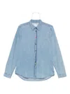 Ps By Paul Smith Men's Shirts Clear Blue In Blue