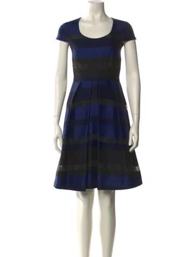 Pre-owned Ps By Paul Smith Ps Paul Smith Striped Knee-length Dress In Blue