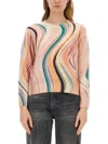 Ps By Paul Smith Ps Paul Smith Shirt With Silk Finish In Multicolor