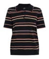Ps By Paul Smith Ps Paul Smith Striped Knitted Polo Shirt