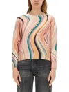 Ps By Paul Smith Ps Paul Smith Shirt With Silk Finish In Multicolour